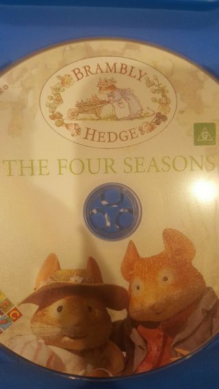 BRAMBLY HEDGE THE FOUR SEASONS RARE DELETED DVD CARTOON ANIMATION TV SERIES 3