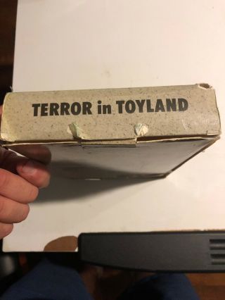 Terror In Toyland VHS Academy Slasher Horror Rare OOP Big Box 6