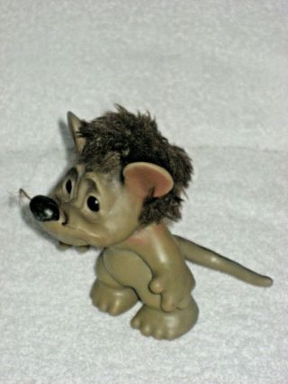 Very Rare Thomas Dam Mouse Mice Troll With Tail.  11 Cm Tall
