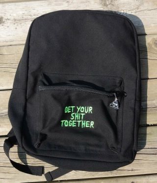 Rare Rick And Morty Get Your Sh T Together Portal Black Backpack Rickmobile