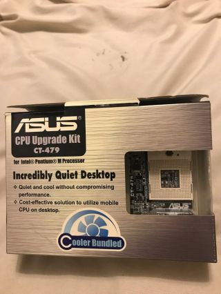ASUS CT - 479 CPU UPGRADE Kit (very RARE).  socket 478,  use Pentium M780 CPU 2