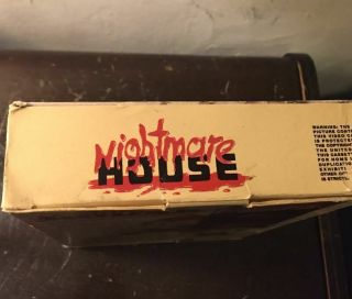 NIGHTMARE HOUSE (SCREAM BABY SCREAM) BIG BOX HORROR VHS RARE CAMP VIDEO 5