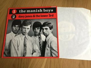 Rare David Bowie The Manish Boys And Davy Jones & The Lower 3rd 10 " Vinyl Ep Exc