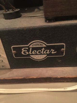 Rare Vintage Epiphone Electar Amplifier from the 30 ' s 5