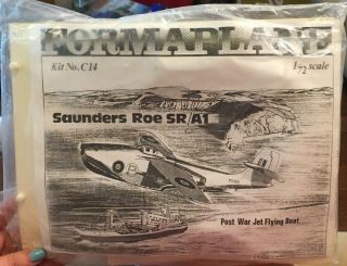 Formaplane 1/72 Saunders Roe Sr/a1 Post War Jet Flying Boat Kit C14 Rare