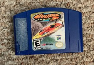 Hydro Thunder Nintendo 64 N64 Authentic Blue Video Game Cart Rare Great