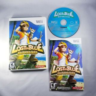 Lost In Blue: Shipwrecked (nintendo Wii) Konami Game - Complete Rare