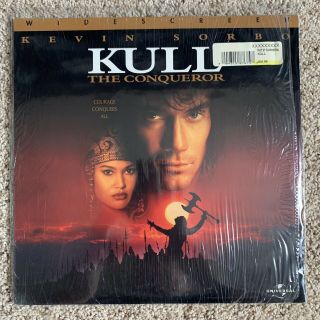 Kull The Conqueror Widescreen Laserdisc In Shrink - Kevin Sorbo - Rare