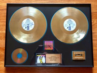 Rare The Rolling Stones Voodoo Lounge Riaa Certified Gold Record Award 1994