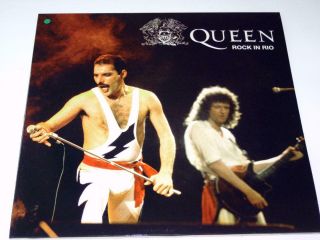 Queen - Rock In Rio / Live 1985 - Lp Green Vinyl Rare Concert Limit 500 B006.