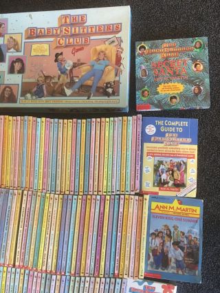 Scholastic THE BABY - SITTERS CLUB Complete Set Vintage Out Of Print Rare Books 8