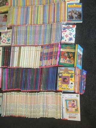 Scholastic THE BABY - SITTERS CLUB Complete Set Vintage Out Of Print Rare Books 9
