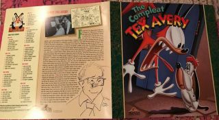 The ' Compleat ' TEX AVERY Boxset MGM Laserdisc 5 Discs 67 Cartoons COMPLETE Rare 4