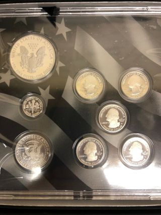 8pc United States Rare Limited Edition 2014 American Silver Proof Set w Box 4
