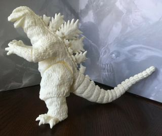 Rare Y - Msf Unpainted White Godzilla 1962 2005 Six Inch Figure From Japan