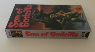 Son Of Godzilla Rare & OOP Sci - Fi Video Treasures Release VHS 2