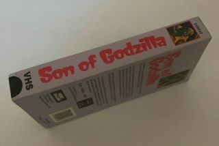 Son Of Godzilla Rare & OOP Sci - Fi Video Treasures Release VHS 3