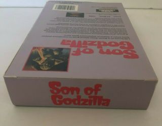 Son Of Godzilla Rare & OOP Sci - Fi Video Treasures Release VHS 4