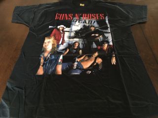 Guns N Roses T - Shirt Use Your Illusion Tour 1991 - 1993.  Rare