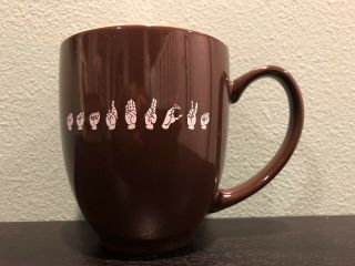 Rare Starbucks Asl American Sign Language Collectors Mug