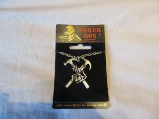 Pink Floyd The Wall Hammers Pendant Oop Rock Music 1991 Rare On Card Album