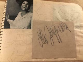 Chick Webb (1905 - 1939) & Ella Fitzgerald Extremely Rare ' 30s Big Band Autographs 6