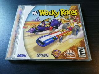 Wacky Races (sega Dreamcast,  2000) Complete Dc Rare