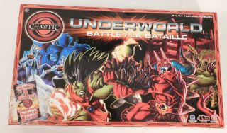 Chaotic Underword Battle 3 D Game Board Card Game 2009 Rare Almost Complete