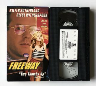 Freeway (vhs,  1996) Rare Cult 90’s Reese Witherspoon Kiefer Sutherland