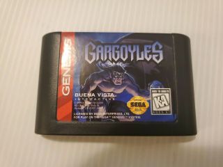 Gargoyles Sega Genesis Cardborad box RARE 2