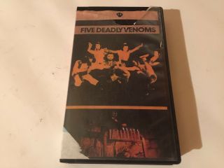 " Five Deadly Venoms " 1987 Rare Martial Arts - Karate 