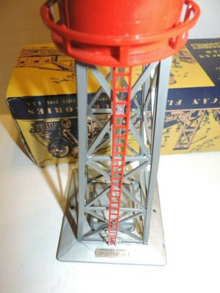 Rare American Flyer 772 Water Tower.  W/ Red Ladder