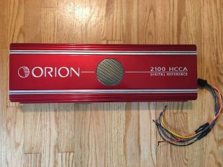 Old School Orion Hcca 2100 2 Channel Amplifier,  Rare,  Usa,  Vintage,  Beast