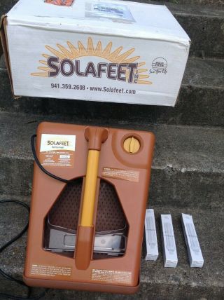 Solafeet Sola Feet Tanning Bed Feet Foot Wolff Tanning Systems Rare