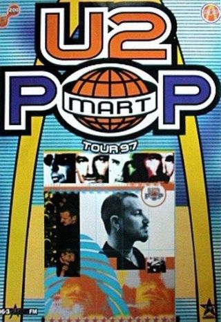 U2 Poster Pop Mart Tour Rare Hot 24x36