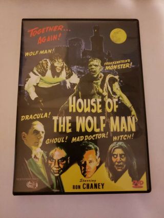 House Of The Wolf Man - Ron Chaney Rare Oop Dvd All Region