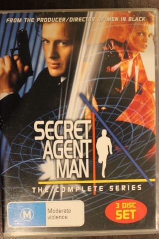 Secret Agent Man (danger Man) Oop Rare Deleted Oop R4 Pal Dvd Complete Tv Series