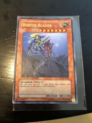 Buster Blader Yap1 - En006 Ultra Rare Anniversary Pack Lp/nm