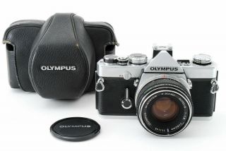 [exc] Rare Olympus M - 1 35mm Slr Film Camera W/ 50mm F/1.  8 From Japan