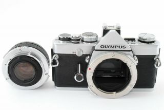 [Exc] Rare Olympus M - 1 35mm SLR Film Camera w/ 50mm f/1.  8 from Japan 6