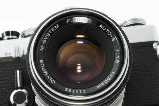 [Exc] Rare Olympus M - 1 35mm SLR Film Camera w/ 50mm f/1.  8 from Japan 7