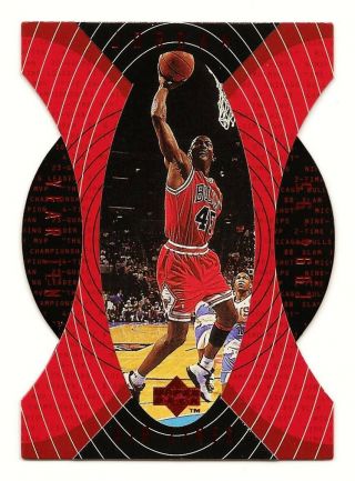Michael Jordan 1997 - 1998 Upper Deck Airlines Year Ten Al10,  Sweet Die Cut,  Rare