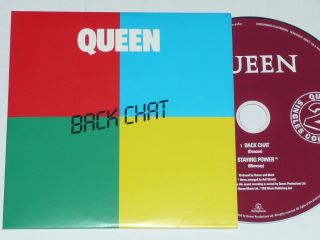Queen - " Back Chat " Rare Cd Card Sleeve Near Plus 6 Others - Listed