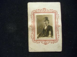 Victorian Trade Card 0481 - Very Rare Mark Twain (samuel Clemens Tin Type)