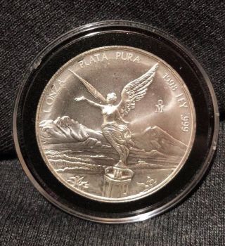 Mexico Rare 1998 Libertad 1 Oz Onza Plata Pura Silver Key Date Unc