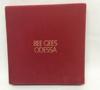Bee Gees Odessa Deluxe Edition 3 Cd Set Rhino Oop Rare " Felt/velvet " Box
