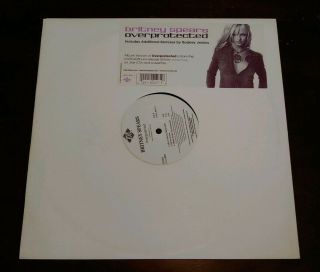 Britney Spears - Overprotected 12 " Vinyl Lp Maxi Single Darkchild Remixes Rare