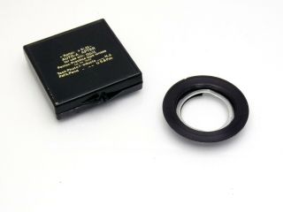 Rare Rollei Rolleiflex Sl35 Auto Adapter For Pentax Practica M42 Camera Lenses