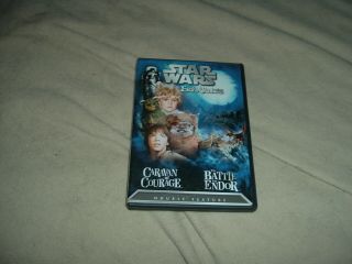 Star Wars Ewok Adventures Caravan Of Courage,  The Battle For Endor Dvd Rare Oop