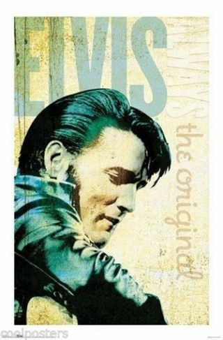 Rare Elvis Presley The Portrait Poster Art Print 22x34